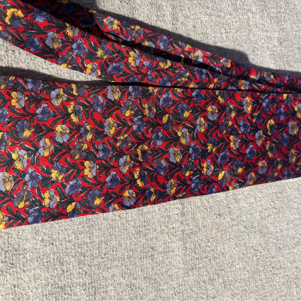 Robert Stock Stylish Multicolor Floral Tie for Men